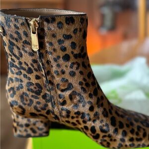 Sam Edelman Leopard Print Ankle Booties